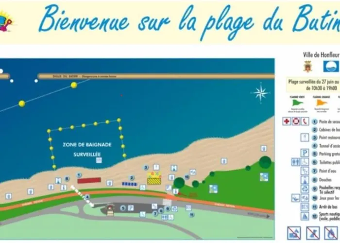 アパート Appart 2 Parking Sur Place Gratuit オンフルール